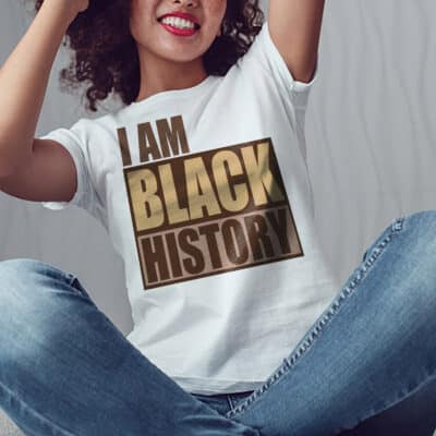 Alternative view of I Am Black History Month African American Pride Celebration T-Shirt