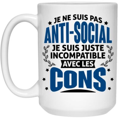 15 oz. White Mug