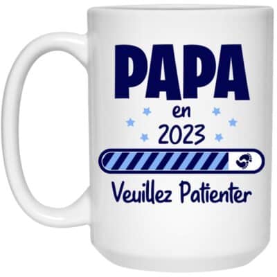 15 oz. White Mug
