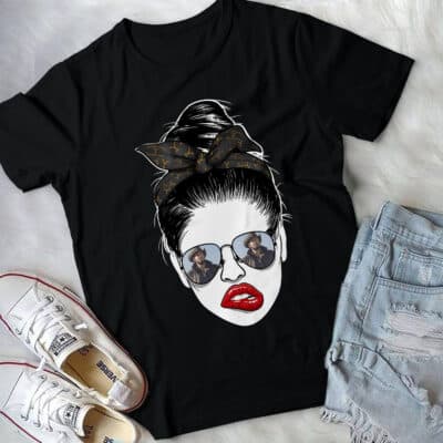 Yellowstone Girl Messy Bun Hair Girl T-Shirt for Women - Funny Movie Tee