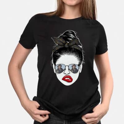 Alternative view of Yellowstone Girl Messy Bun Hair Girl T-Shirt for Women - Funny Movie Tee