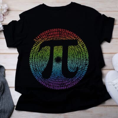 Alternative view of Happy Pi Day Pi 3.14 Vinatge Retro T-Shirt - Math Tee For Pi Day Shirt