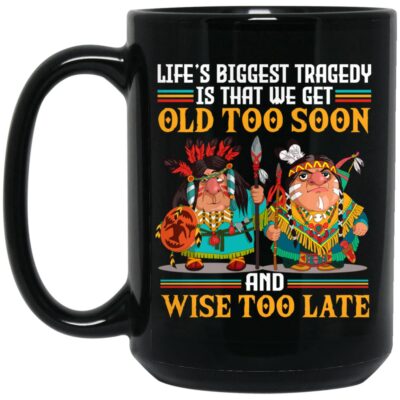 15 oz. Black Mug