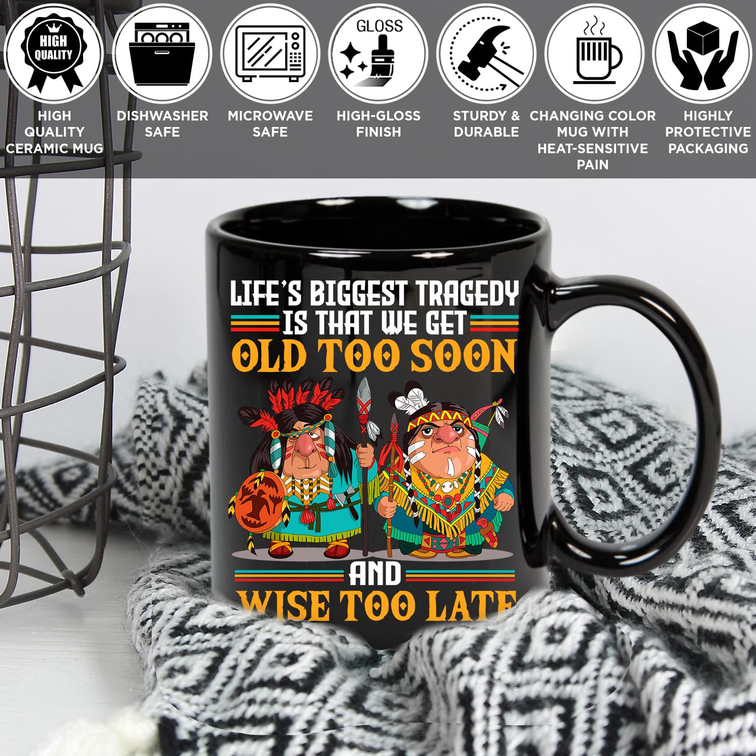 Black Mug Mockup KeyFeature