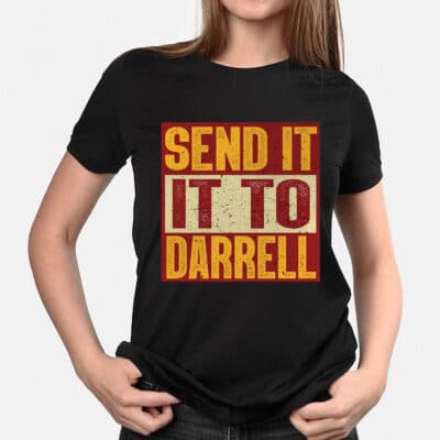 Alternative view of Send it to Darrell Send it to Daryl Funny Drama Vintage T-Shirt