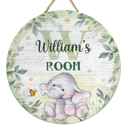Wooden Door Sign