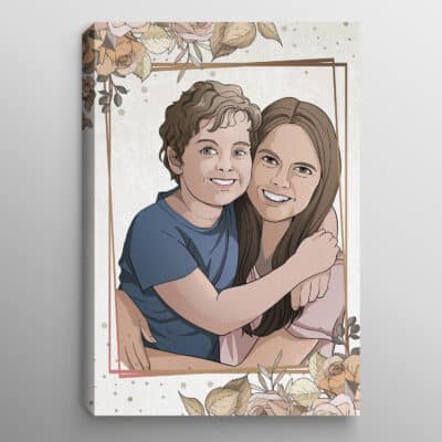 0.75'' Framed Canvas