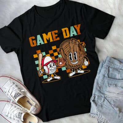 Alternative view of Baseball Mom Game Day Shirt, Baseball Vintage T-Shirt For Women, Sports Mom Shirt, Mothers Day Gift, Family Baseball Shirt
