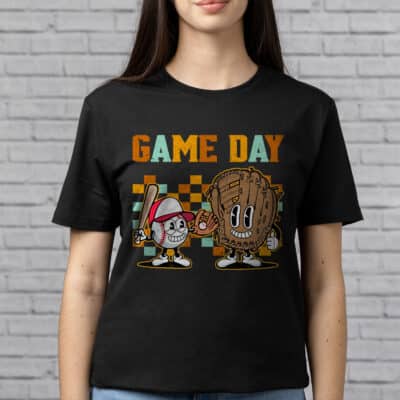 Baseball Mom Game Day Shirt, Baseball Vintage T-Shirt For Women, Sports Mom Shirt, Mothers Day Gift, Family Baseball Shirt