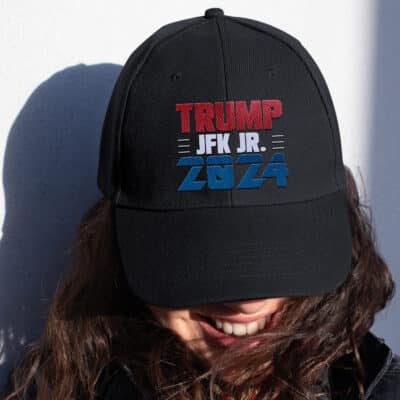 Trump JFK Jr. Twill Cap - Snapback Hat - Trump 2024 Supporter Trucker Hat