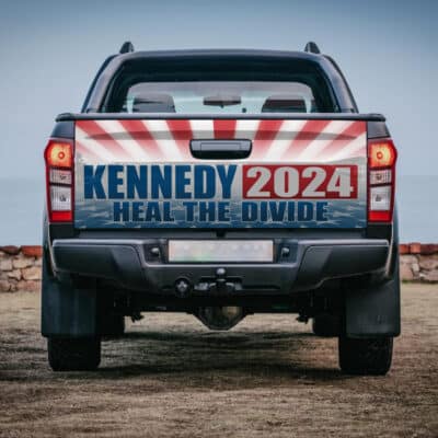 Kennedy 2024 For President Election Political 2024 Truck Tailgate Decal Sticker Wrap – Vinyl Graphic Decal Bumper Sticker