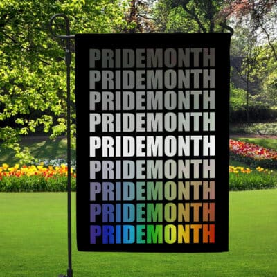 PrideMonth Demon Flag - LGBTQ Pride Month Design Garden Flag House Flag