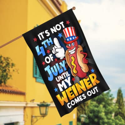 Hotdog 4th Of July For Men Women American Funny Yard Flag - Wall Flag - House Flag