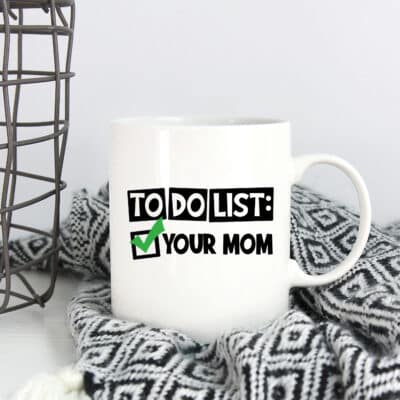 To Do List Your Mom Funny Fathers Day Present T-Shirt Funny Dad Gift