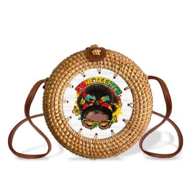 Round Rattan Bag