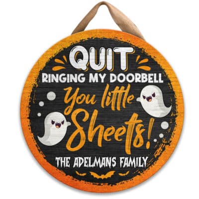 Wooden Door Sign