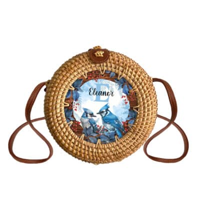 Round Rattan Bag