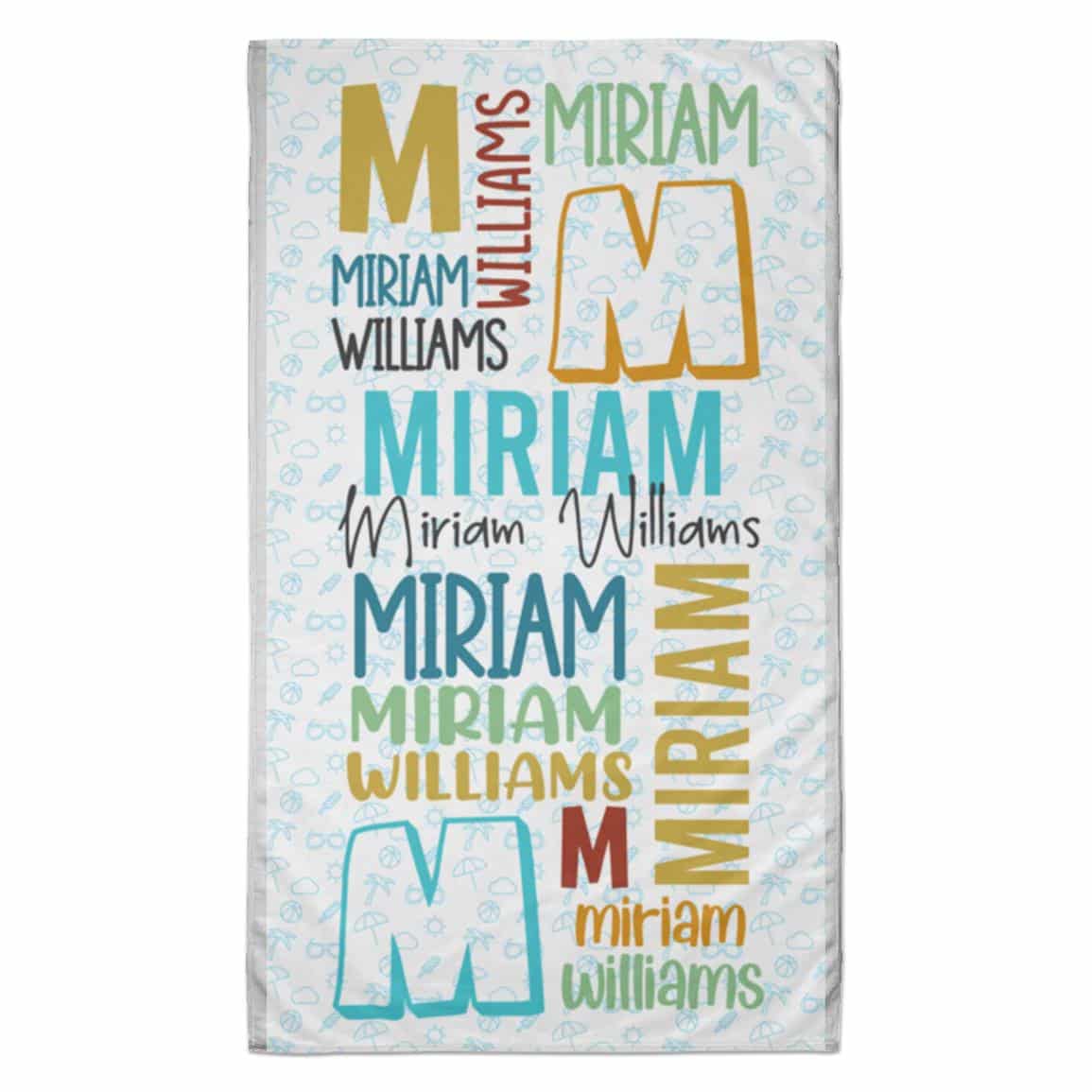 Personalized to, White, Bath Towel - 35x60