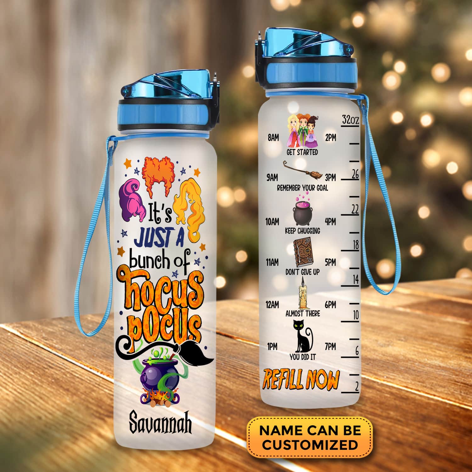 32OZ Tracker Water Bottle Mockup 2