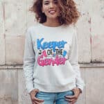 Gender Reveal Keeper of the Gender T Shirt - Gender Reveal Pink or Blue Shirt