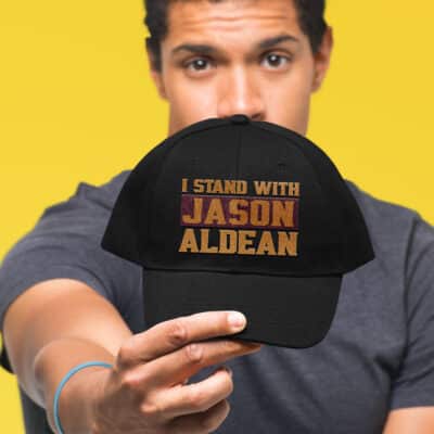 I Stand With Jason Aldean Snapback Hat Twill Cap Hat