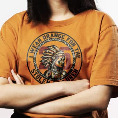 Alternative view of I Wear Orange For The Stolen Children Every Child Matters T-Shirt - Hoodie