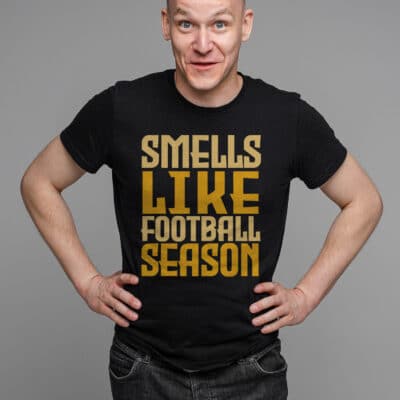 Smells Like Football Season T'Shirt - Football Lover Shirt