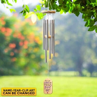 Alternative view of Pet Memorial Wind Chime - Loss of Pet Sympathy Gift - Outside Pet Memorial - Pet Loss - Sketch Dog Cat Loss Sign for Garden
