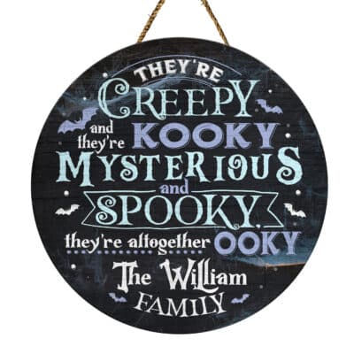 Wooden Door Sign