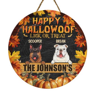 Wooden Door Sign