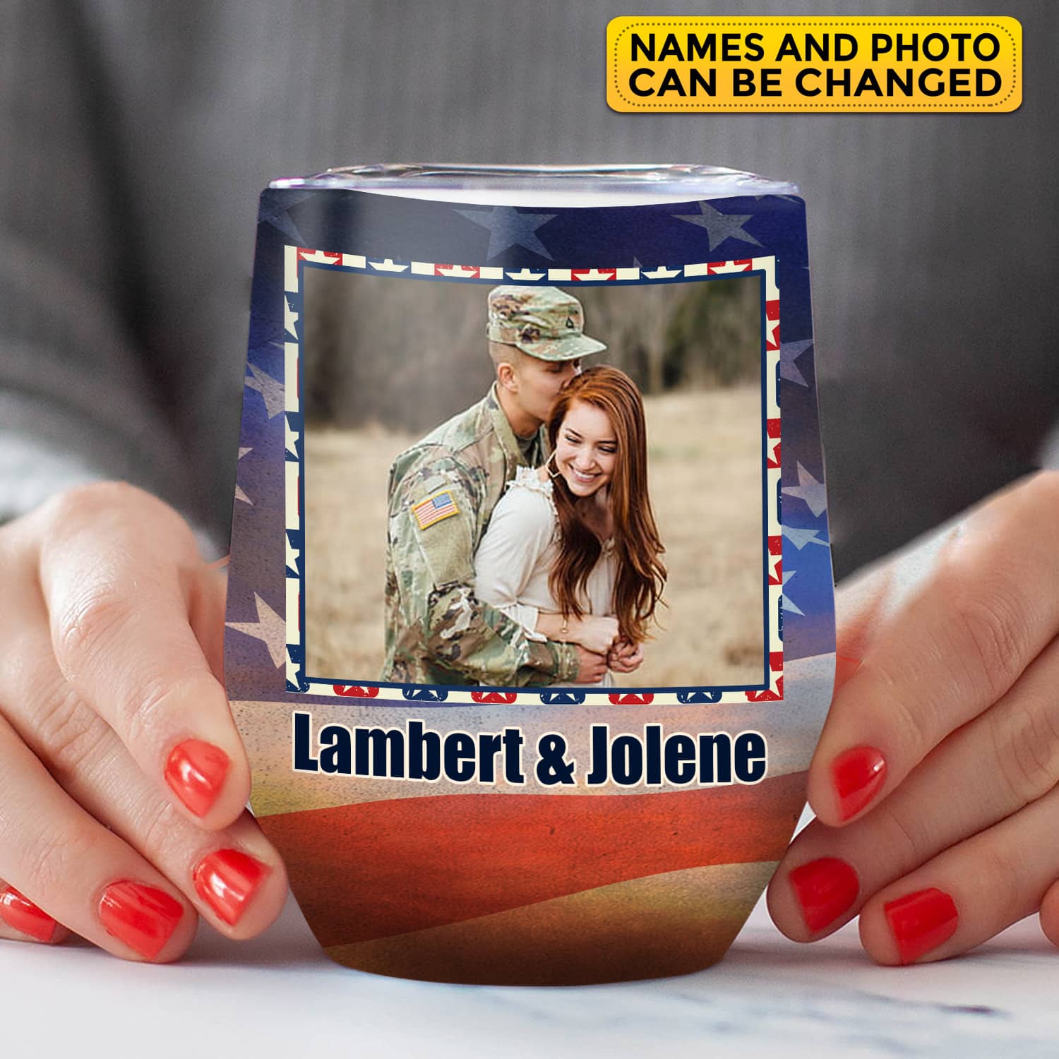 12oz wine tumbler Mockup 3