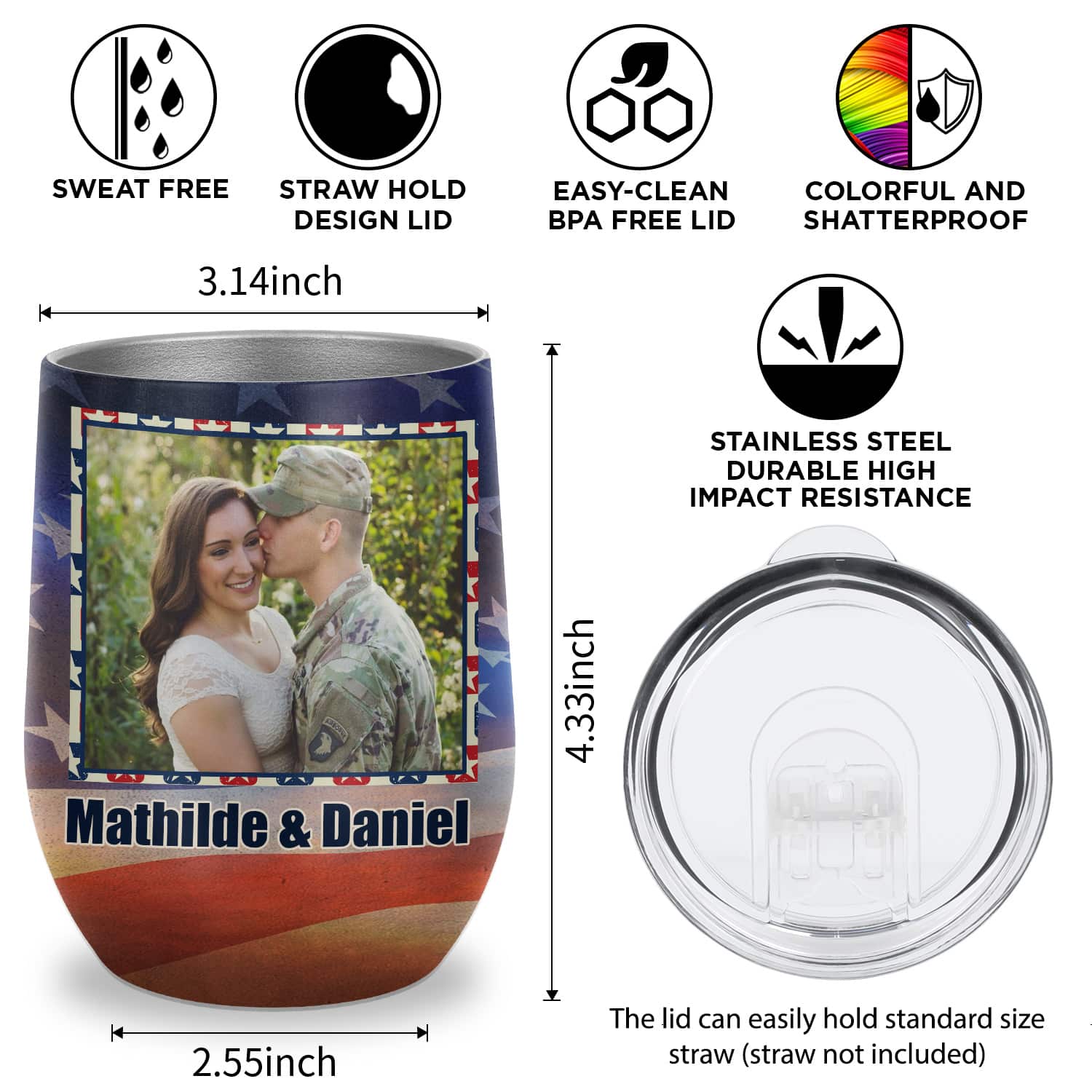 12oz wine tumbler Mockup Keyfeature 1