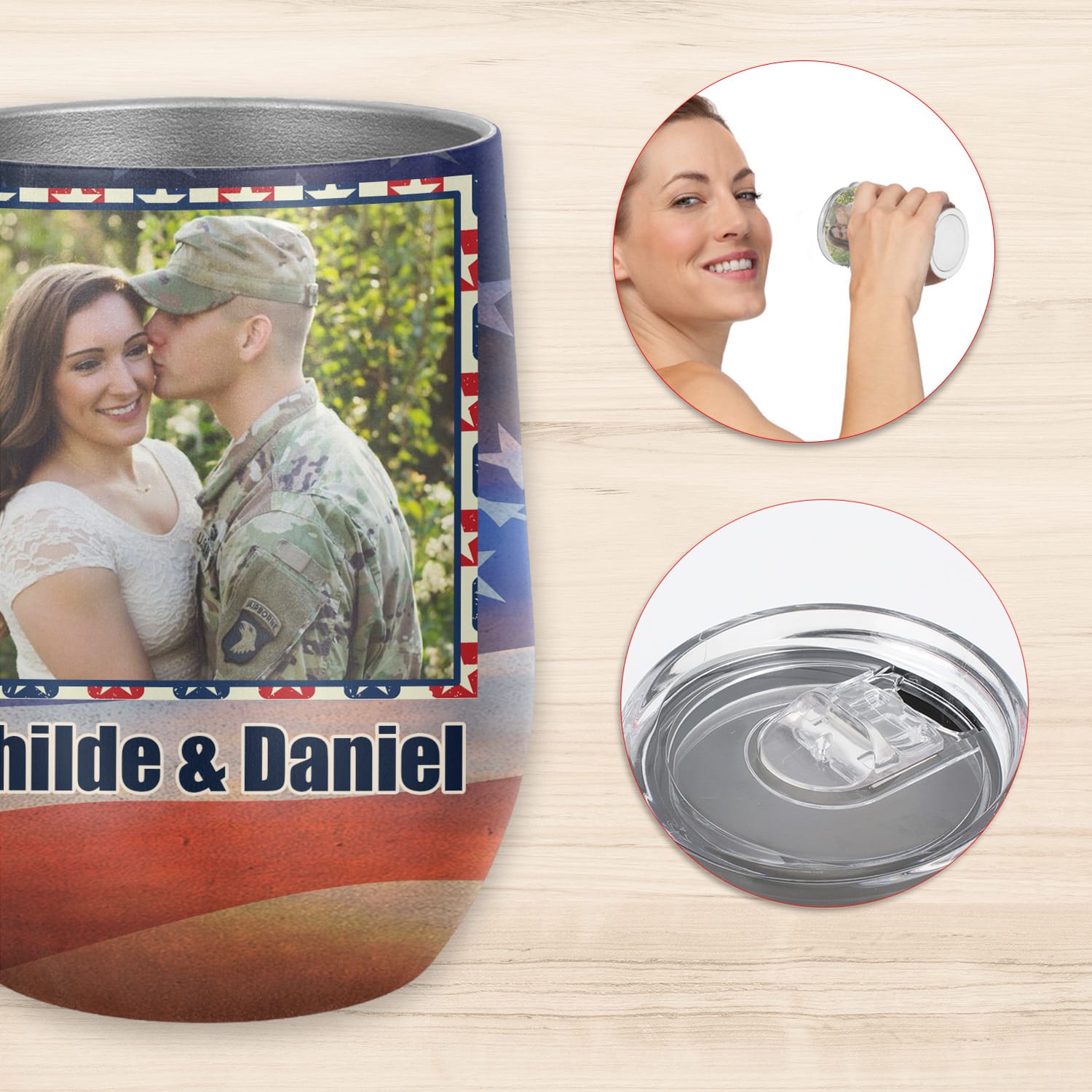 12oz wine tumbler Mockup Keyfeature 2