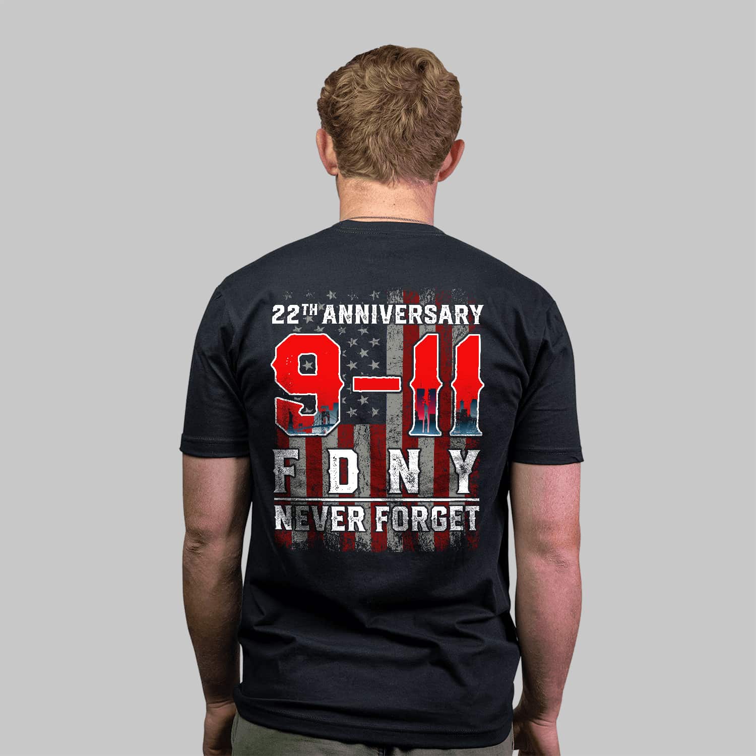 Never Forget 9/11 20th Anniversary FDNY Tee Shirt - 9/11 Memorial Print ...