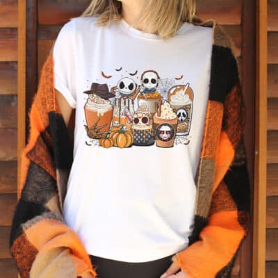Alternative view of Halloween Cup Horror Funny Character Fall T-Shirt - Sweatshirt - Hoodie