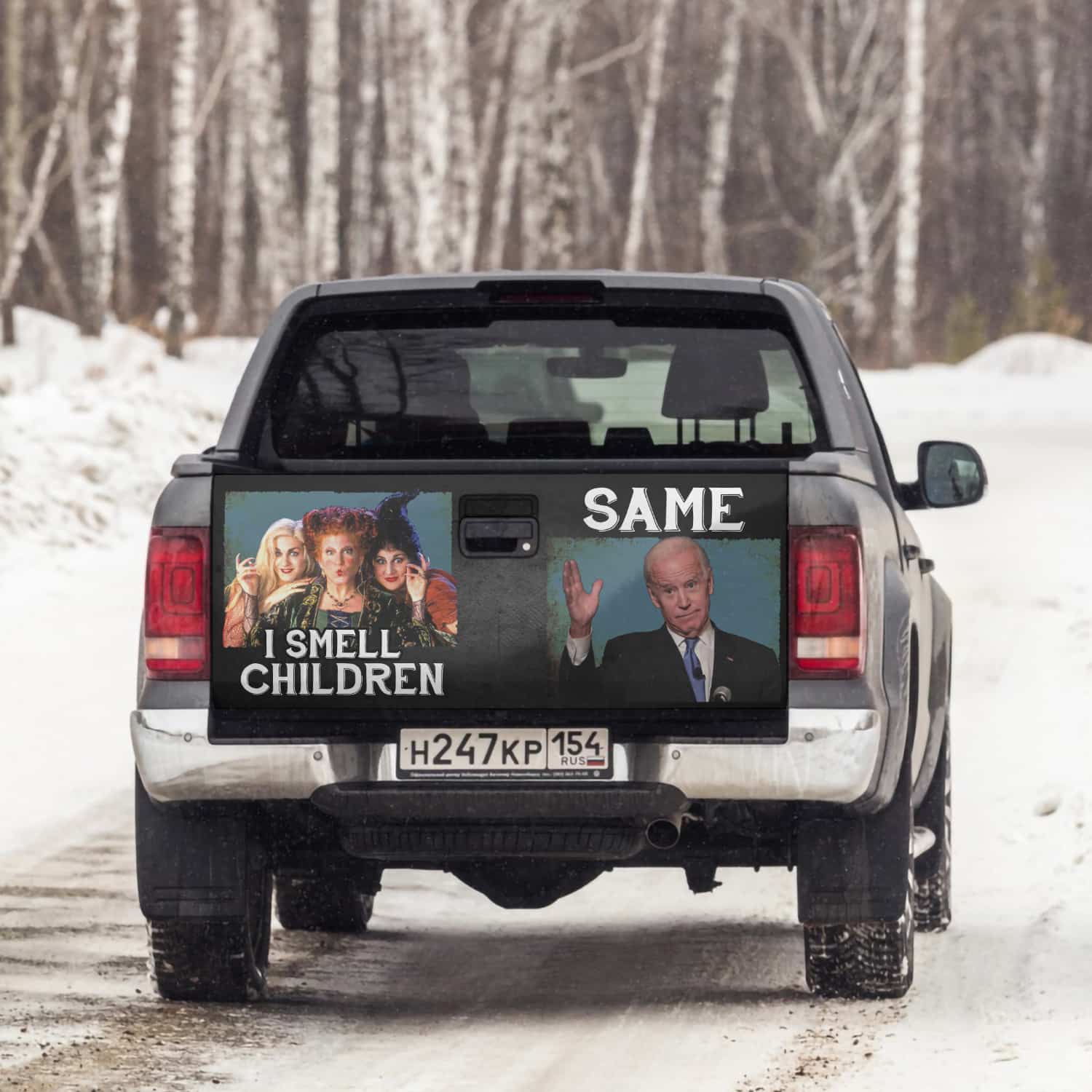 3VT. Biden I Smell Children tailgate mk4