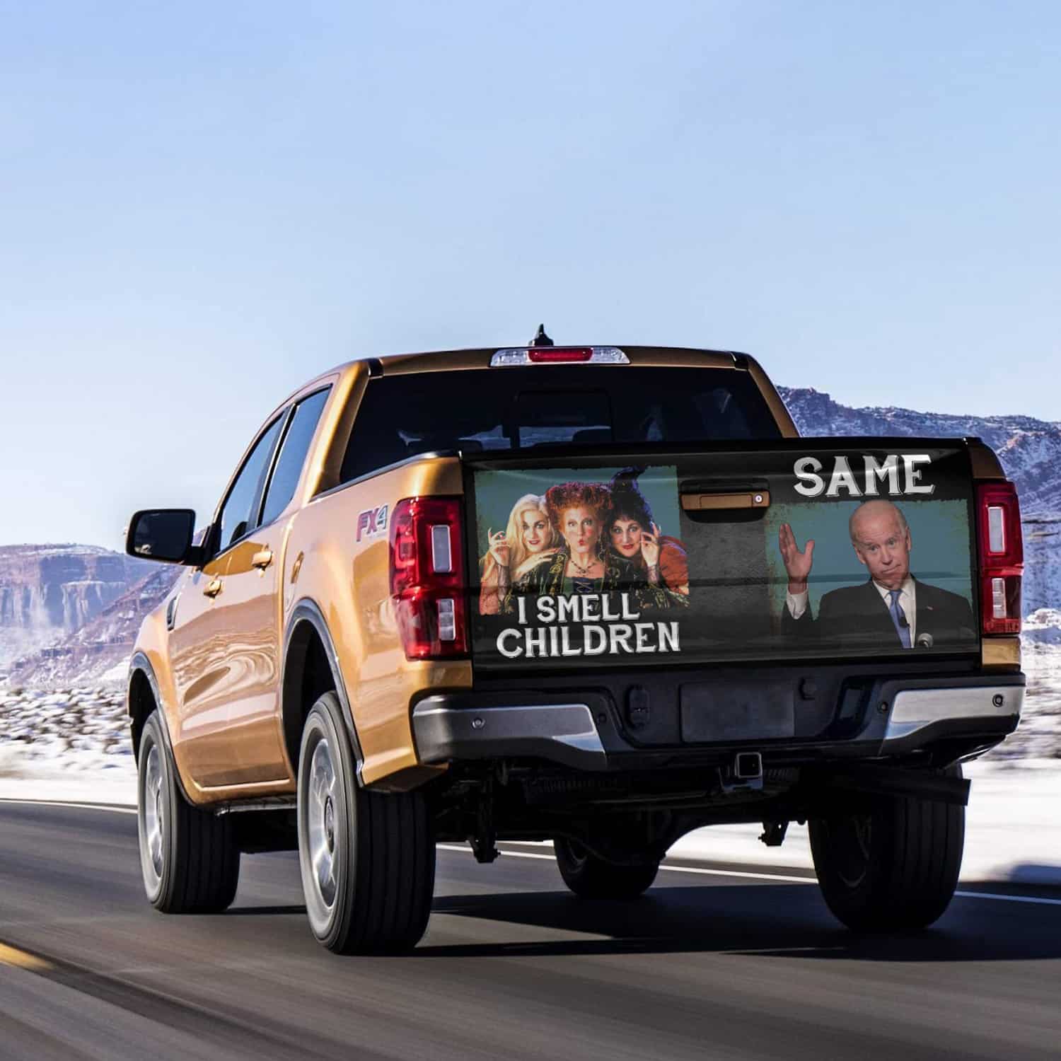 3VT. Biden I Smell Children tailgate mk5