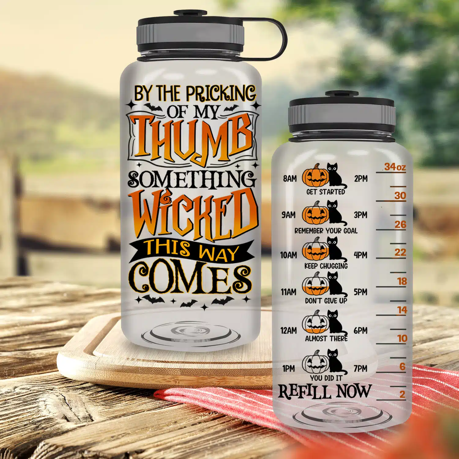 34OZ Tracker Water Bottle Mockup 2