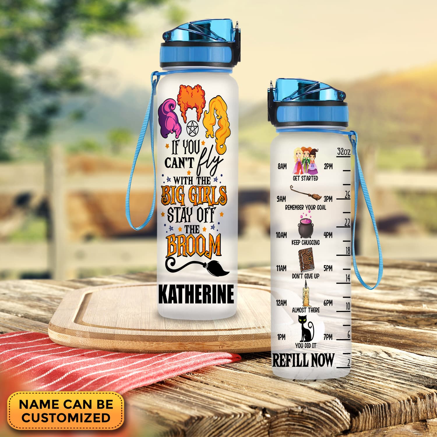 32OZ Tracker Water Bottle Mockup 1