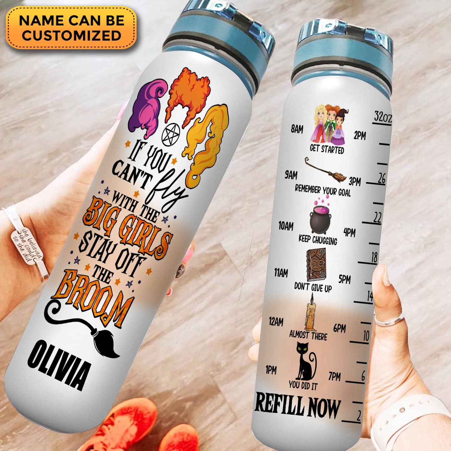 32OZ Tracker Water Bottle Mockup 3