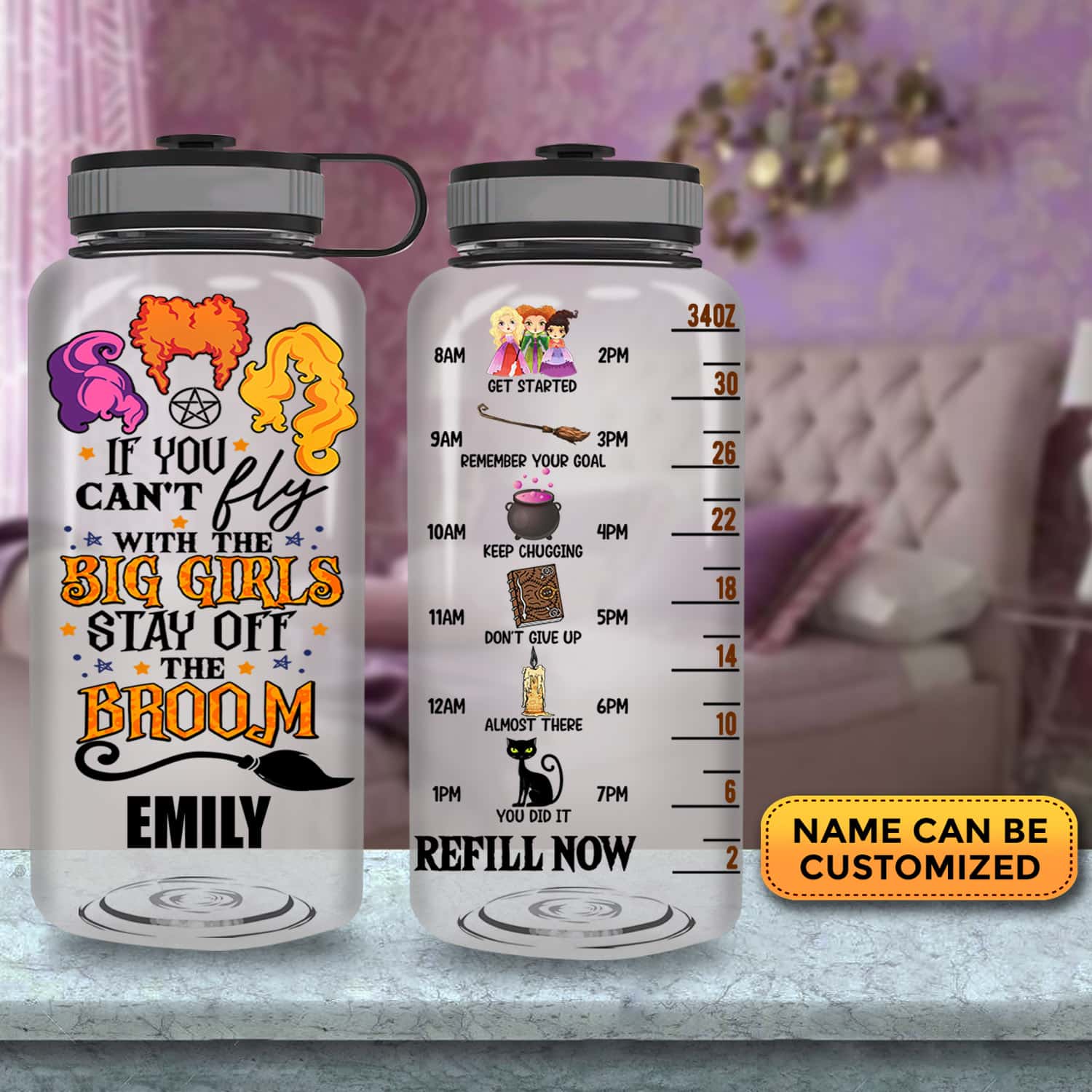 34OZ Tracker Water Bottle Mockup 3