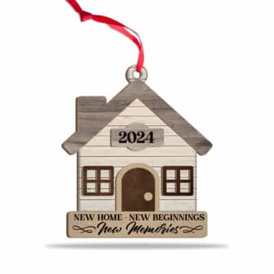 2 Layered Wood Ornament