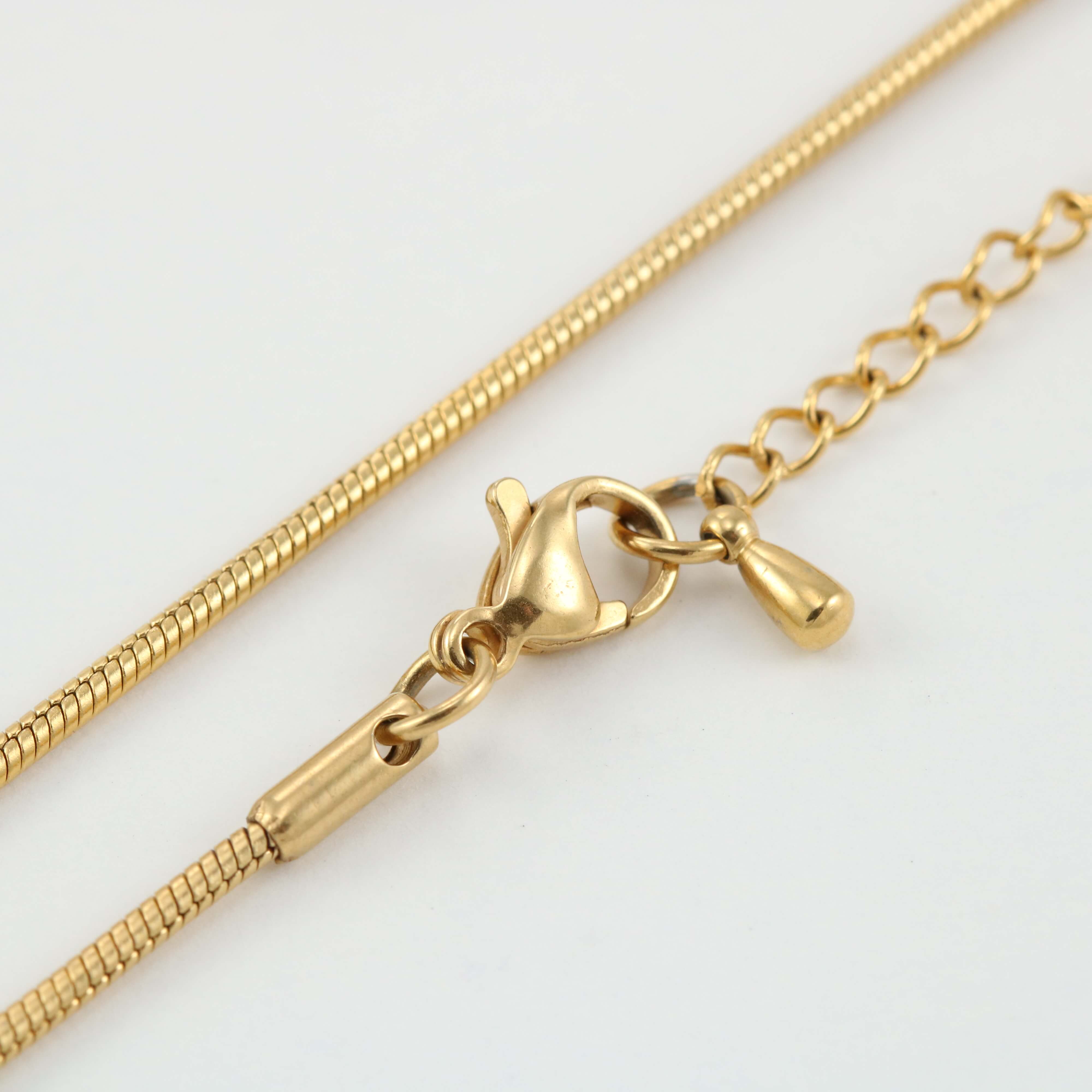 Gold Luxury Adjustable Snake Necklace