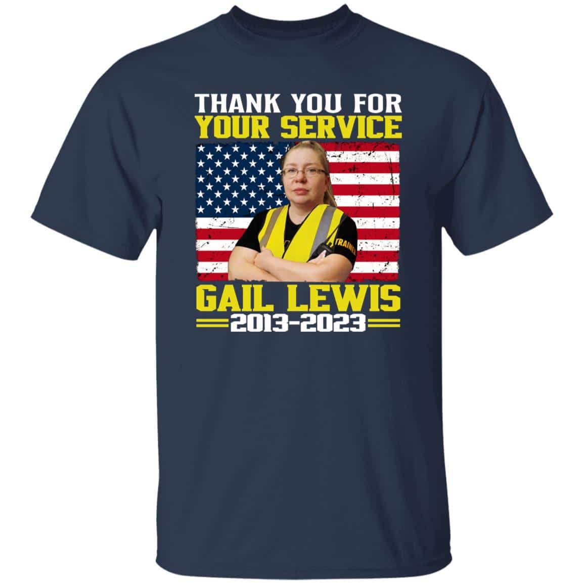 Thank You For Your Service, Navy, Unisex T-Shirt