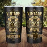 Birthday Gifts for Women, Men - Birthday Tumbler Cups - Vintage Tumbler Years Old Birthday Gifts For Women Men Unique