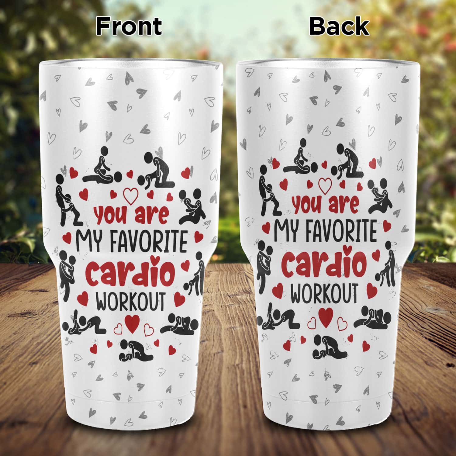Mockup Main Feature Image 30OZ Curved Tumbler 6VT. Cardio Workout