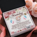 To My Mommy I May Just Be A Bump But I Love You More Than You Ever Know Pendant Necklace - Expecting Mom Gifts