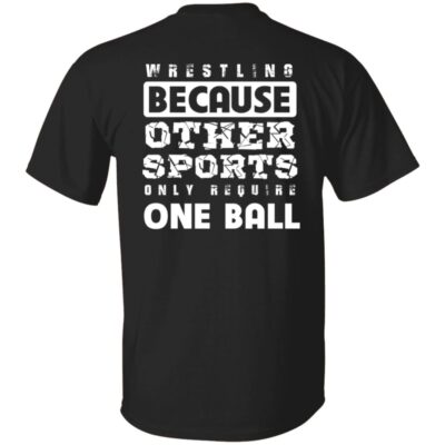 Alternative view of Wrestling Team Senior Class of 2024 Graduation Print On 2 Sides Front Back T-Shirt