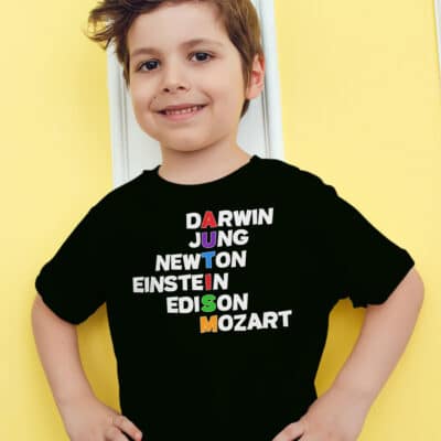 Darwin Jung Newton Einstein Edison Mozard T-Shirt - Autism Awareness Shirt For Kids