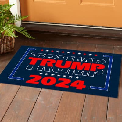Alternative view of Trump 2024 House Doormat - Support Trump Outdoor Indoor Doormat